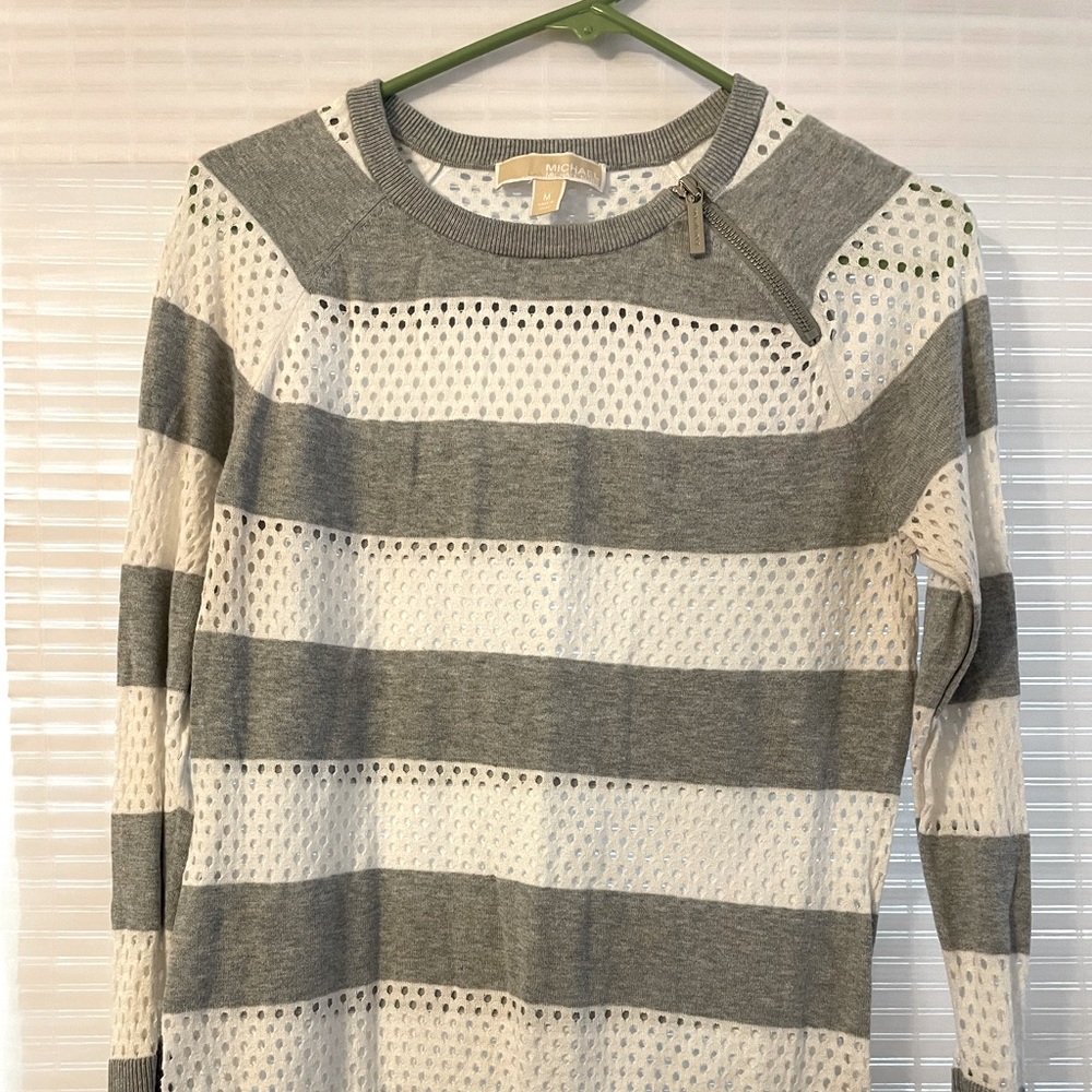 Michael Kors sweater with zipper detail